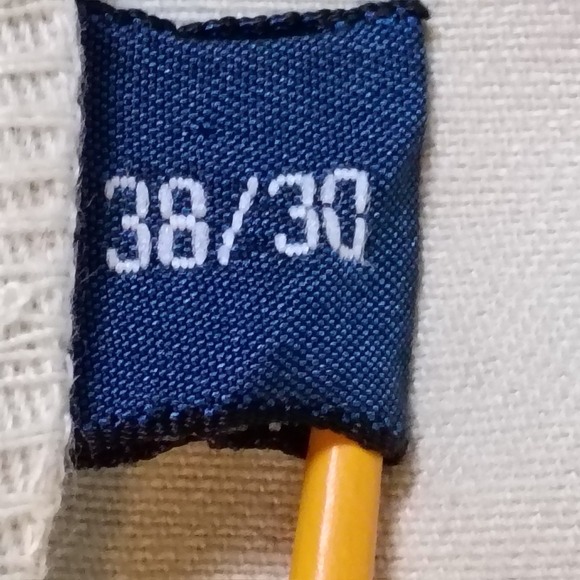 Vintage Polo Ralph Lauren Mens Andrew Pant Khaki Pleated Chino Cotton Size 38x30 - Picture 11 of 16